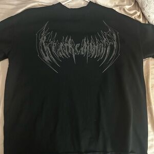 Men's Black Graphic T-Shirt